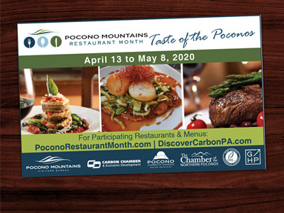 PMVB Restaurant Month Taste of the Poconos ad
