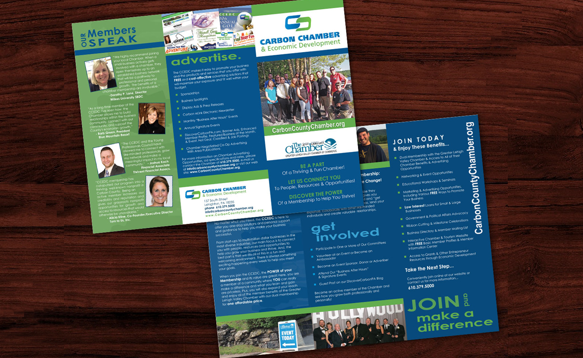 CCEDC branding collateral